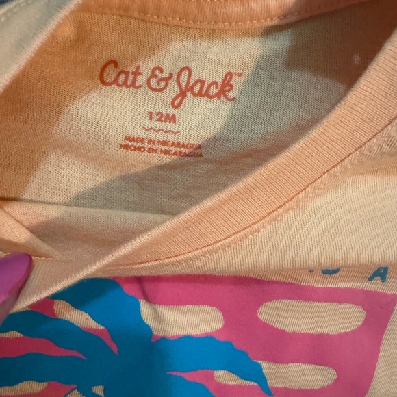 Cat & Jack Orange and Yellow Kids Matching Set - Picture 3 of 3